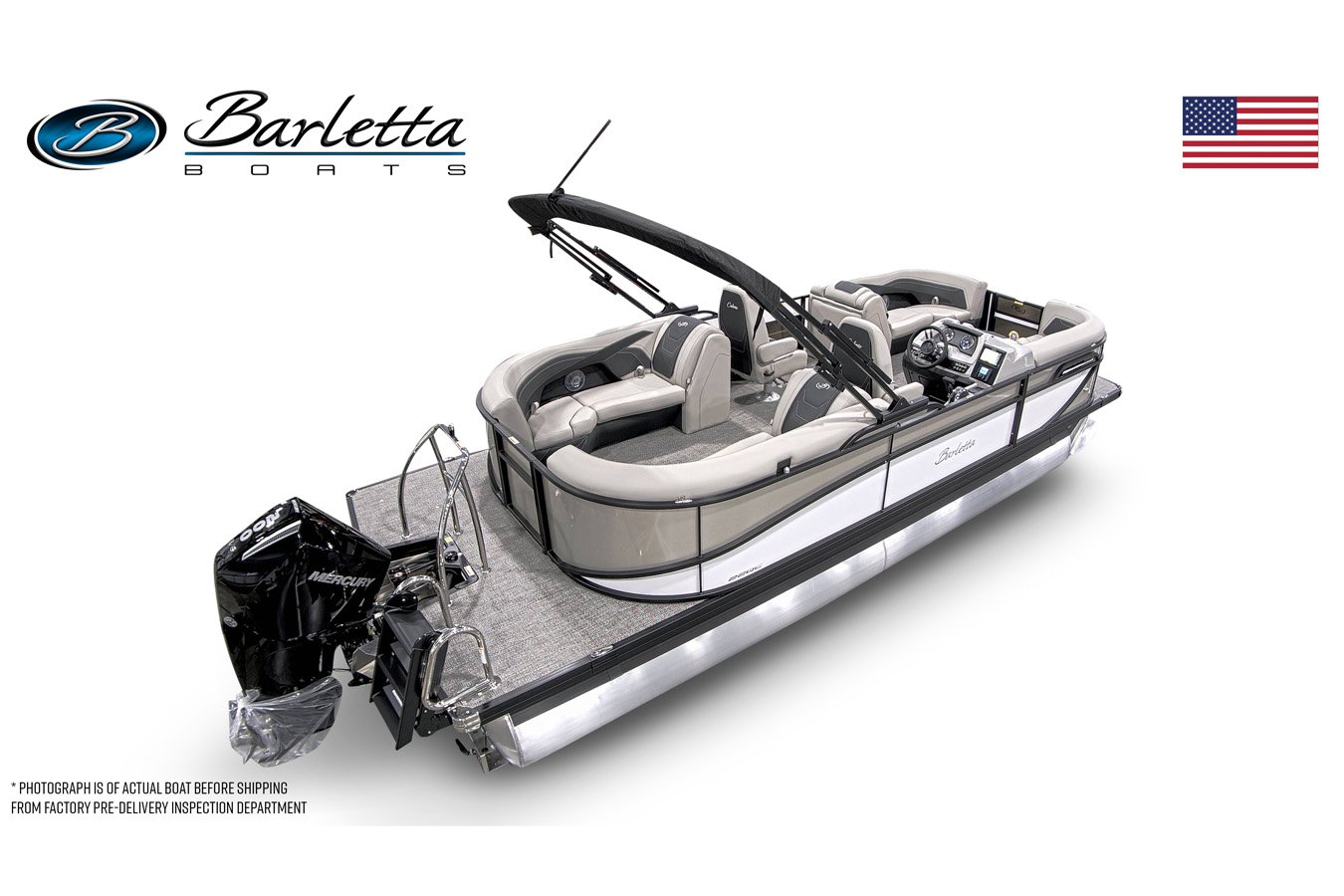 Barletta 2026 Cabrio 22QC with Mercury (M) 200L FourStroke Motor